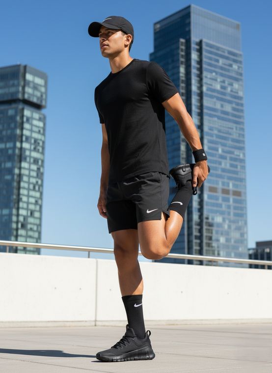 Tenis Premium Nike Free Metcon 6 Unisex - Negro, en uso